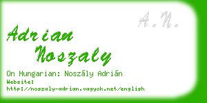adrian noszaly business card