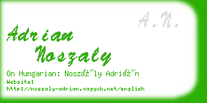 adrian noszaly business card